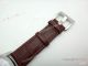 Copy Montblanc Time Walker tourbillon Watch SS Brown leather strap (8)_th.jpg